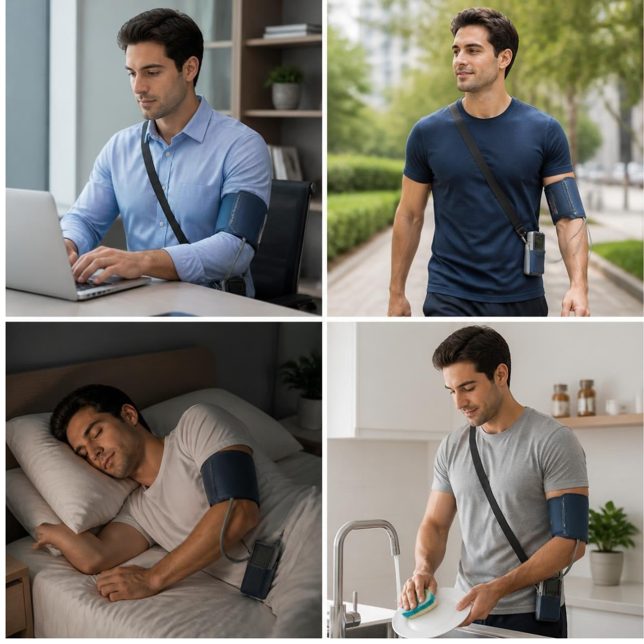 Ambulatory health monitoring during everyday activities